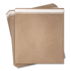 Elementree® Expandable Mailer, Self-Adhesive Closure, 13.5 x 15.37 x 2.5, Kraft, 250/Carton