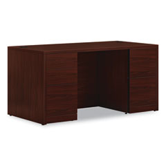 HON® 10500 Series Double Pedestal Desk with Full Pedestals, 60" x 30" x 29.5", Mahogany