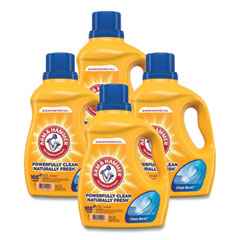 Arm & Hammer™ Dual HE Clean-Burst Liquid Laundry Detergent, 105 oz Bottle, 4/Carton