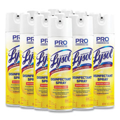 Professional LYSOL® Brand Disinfectant Spray, Original Scent, 19 oz Aerosol Spray, 12/Carton