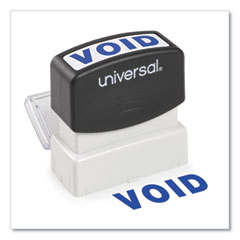 Universal® Message Stamp, VOID, Pre-Inked One-Color, Blue