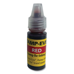 Refill Ink for Clik! and Universal Stamps, 7 mL Bottle, Red