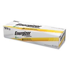 Energizer® Industrial Alkaline 9V Batteries, 12/Box