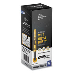 Avery® MARKS A LOT UltraDuty Permanent Markers, Fine Bullet Tip, Black 12/Box