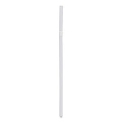 Boardwalk® Flexible Wrapped Straws, 7.75", Plastic, White, 500/Pack, 20 Packs/Carton