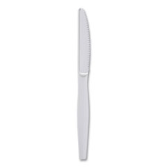 Boardwalk® Heavyweight Polystyrene Cutlery, Knife, White, 1000/Carton