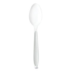 SOLO® Impress Heavyweight Full-Length Polystyrene Cutlery, Teaspoon, White, 100/Box, 10 Boxes/Carton