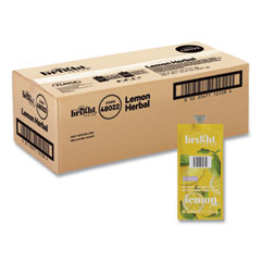 FLAVIA® The Bright Tea Co. Lemon Herbal Tea Freshpack, Lemon, 0.11 oz Pouch, 100/Carton