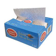 Handy Wacks© Bakery Pick-up Tissue Deli Sheets, 10.75 x 6, 1,000/Box, 10 Boxes/Carton