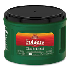 Folgers® Coffee, Classic Roast Decaffeinated, Ground, 19.2 oz Can