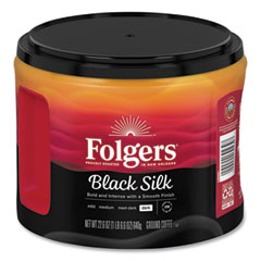 Folgers® Coffee, Black Silk, 22.6 oz Canister