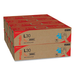 WypAll® L30 Towels, POP-UP Box, 16.4 x 9.8, White, 100/Box, 8 Boxes/Carton