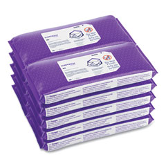 Kimtech™ W4 PreSat Alcohol Wipers, 70% IPA, 1-Ply, 9 x 11, White, 40/Pack, 10 Packs/Carton