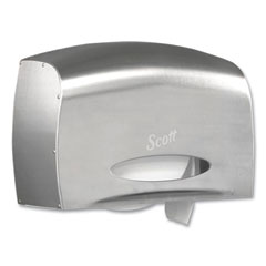 Scott® Pro Coreless Jumbo Roll Tissue Dispenser, EZ Load, 14.38 x 6 x 9.75, Stainless Steel