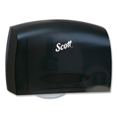 Scott® Essential Coreless Jumbo Roll Tissue Dispenser for Business, 14.25 x 6 x 9.75, Black