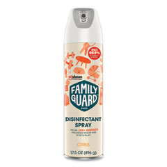 Family Guard™ Disinfectant Spray, Citrus Scent, 17.5 oz Aerosol Spray, 8/Carton