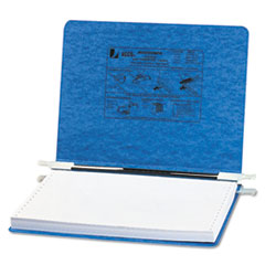 ACCO PRESSTEX Covers w/Storage Hooks, 6" Cap, 12 x 8 1/2, Light Blue