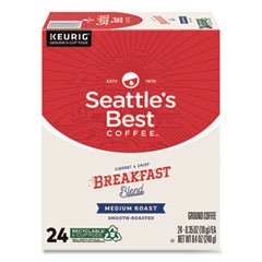 Breakfast Blend Coffee K-Cups, 24/Box, 4/Carton