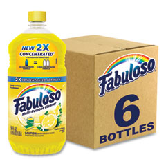 Fabuloso® Multi-Use Cleaner, Refreshing Lemon Scent, 56 oz Bottle, 6/Carton