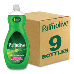 Palmolive® Dishwashing Liquid, Green Scent, 32.5 oz Bottle, 9/Carton