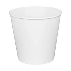 Karat® Food Bucket, 170 oz, 8.9" Dia x 8.36"h, White, Paper, 150/Carton