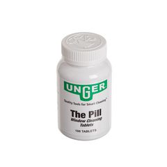 Unger® Pill Window Cleaning Tablets, 100/Bottle, 12/Carton