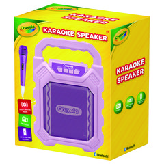 Crayola® Karaoke Speaker, Bluetooth, Purple