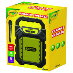Crayola® Karaoke Speaker, Bluetooth, Black/Yellow