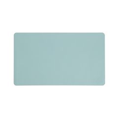 Smead™ Vegan Leather Desk Pads, 23.6" x 13.7", Light Blue