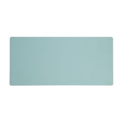 Vegan Leather Desk Pads, 36" x 17", Light Blue