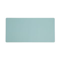 Smead™ Vegan Leather Desk Pads, 31.5" x 15.7", Light Blue