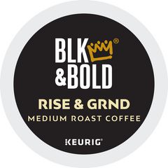 BLK & Bold® Rise and GRND K-Cups, 0.41 oz K-Cup, 20/Box