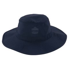ergodyne® Chill-Its 8939 Cooling Bucket Hat, Polyester/Spandex, One Size Fits Most, Navy, Ships in 1-3 Business Days
