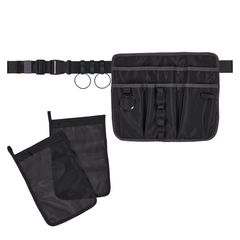ergodyne® Arsenal 5715 Cleaning Apron Pouch with Pockets, 10 Compartments, 11 x 13.5, Nylon, Black, Ships in 1-3 Business Days