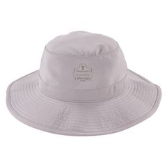 ergodyne® Chill-Its 8939 Cooling Bucket Hat, Polyester/Spandex, One Size Fits Most, Gray, Ships in 1-3 Business Days