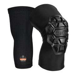 ProFlex 550 Padded Knee Sleeves with 3-Layer Foam Cap, Slip-On, Small/Medium, Black, Pair, Ships in 1-3 Business Days