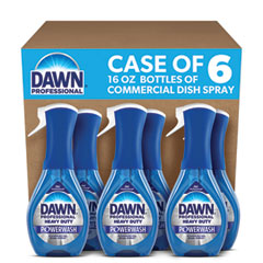 Dawn® Professional Heavy Duty Powerwash Commercial Dish Spray, Starter Kit with 16 oz Spray Bottle and 5 Refills/Carton
