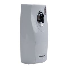 Boardwalk® Metered Air Freshener Dispenser, 9.5" x 3.5" x 3.75", White, 12/Carton