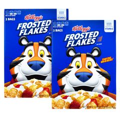 Frosted Flakes Breakfast Cereal, 2 Bags/61.9 oz Box, 2 Boxes/Carton