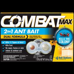 Combat® Max 2-in-1 Ant Bait, 4/Pack, 8 Packs/Carton