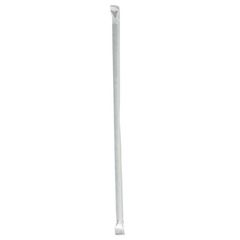 Boardwalk® Wrapped Giant Straws, 10.25", Polypropylene, Black, 1,200/Carton