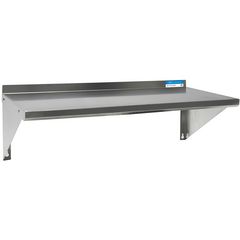 Stainless Steel Economy Overshelf, 36w x 16d x 11.5h, Stainless Steel, Silver, 2/Pallet