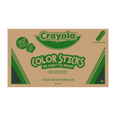 Color Sticks Classpack Set, Assorted Lead and Barrel Colors, 120/Pack