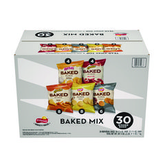 Frito-Lay Baked Variety Pack, Lay’s Regular/Lay’s BBQ/Cheetos/Ruffles Cheddar and Sour Cream/Hot Cheetos, 30 Bags/Box, 2 Boxes/Carton