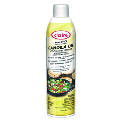 Claire® Canola Oil Cooking Spray, 17 oz Aerosol Spray Can, 6/Carton