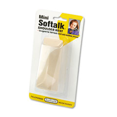 Softalk® Mini Softalk Telephone Shoulder Rest, 4-1/2 Long x 1-3/4w x 2h, Ivory
