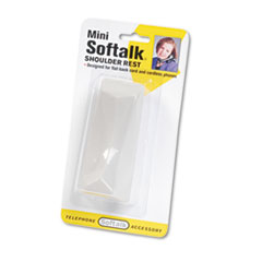 Softalk® Mini Softalk Telephone Shoulder Rest, 4-1/2 Long x 1-3/4w x 2h, Pearl Gray