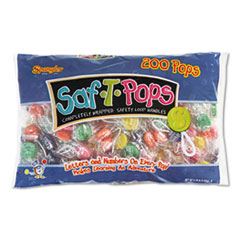 Saf-T-Pops Saf-T-Pops, Assorted Flavors, Individually Wrapped, 200/Pack