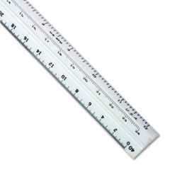 Wooden Meter Stick, Standard/Metric, 39.5, Clear Lacquer Finish
