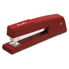 Swingline® 747 Classic Full Strip Stapler, 20-Sheet Capacity, Lipstick Red